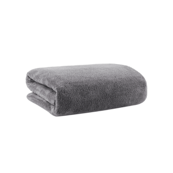 RĘCZNIK BAWEŁNIANY 50x100 CM PREMIUM 500G DWUPĘTELKOWY CIEMNY SZARY