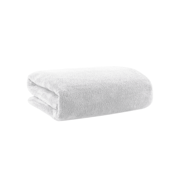 RĘCZNIK BAWEŁNIANY 50x100 CM PREMIUM 500G DWUPĘTELKOWY BIAŁY