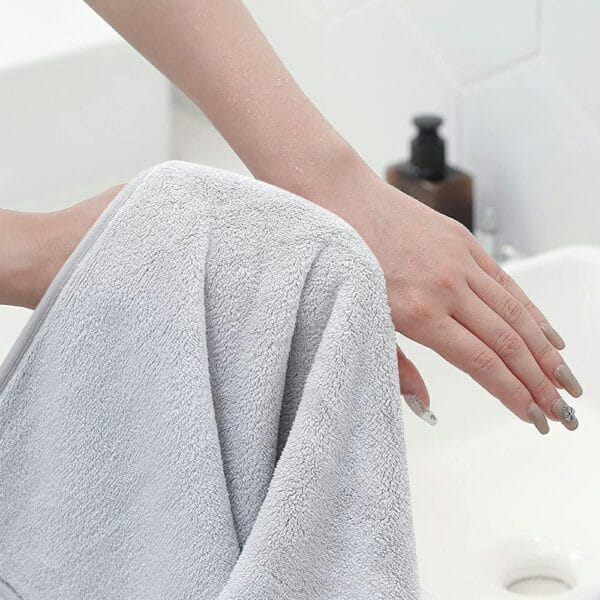 RĘCZNIK BAWEŁNIANY 50x100 CM PREMIUM 500G DWUPĘTELKOWY BIAŁY