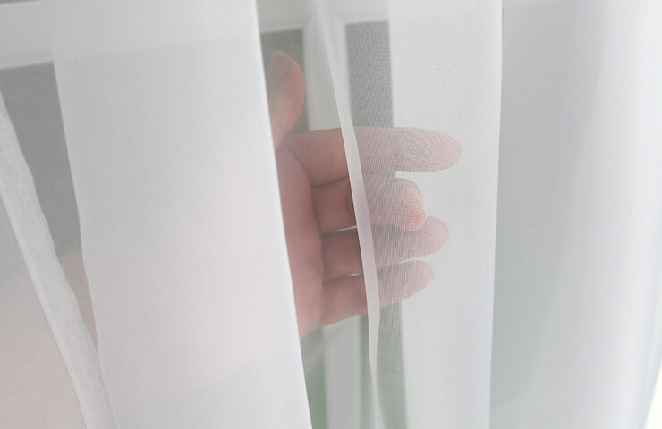 Firana gotowa z cyrkoniami detale