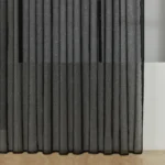 FIRANA GOTOWA BATYST CZARNY ZE SREBRNYMI DROBINKAMI