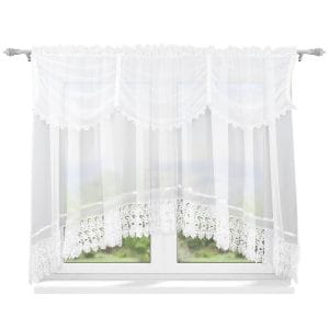 FIRANA WOALOWA Z GIPIURĄ 400X180 CM