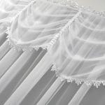 FIRANA WOALOWA Z GIPIURĄ 400X180 CM