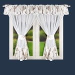 FIRANA GOTOWA, WOALOWA Z OZDOBNYM LAMBREKINEM 400X160 CM