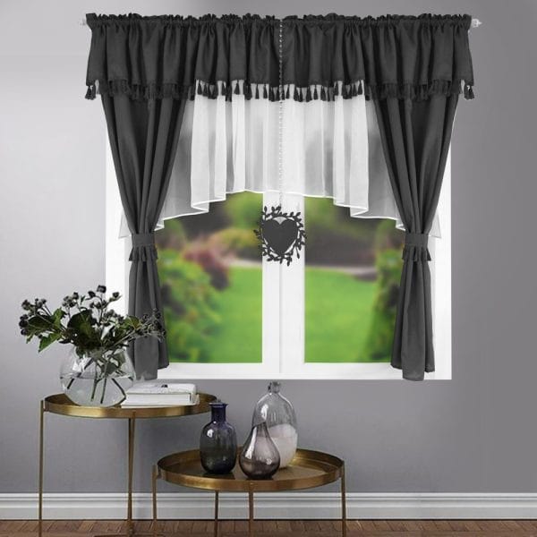 ZESTAW DEKORACYJNY NA TAŚMIE Z AŻUROWĄ ZAWIESZKĄ 400X150 CM