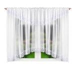 FIRANA WOALOWA Z GIPIURĄ W SERCA 400X180 CM