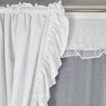 ZESTAW DEKORACYJNY Z ZASŁONAMI I PANELEM Z KORALIKAMI 300X160 CM