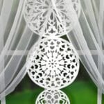 FIRANA Z PANELEM AŻUROWYM ŁAPACZ SNÓW 400X150 CM SYMFONIA