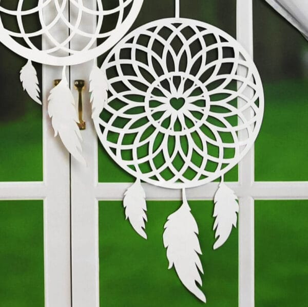 FIRANA Z PANELEM AŻUROWYM ŁAPACZ SNÓW 400X150 CM HARMONIA