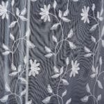 FIRANA GOTOWA Z MARKIZETY ZDOBIONA HAFTEM NA TAŚMIE MARSZCZĄCEJ MIRA