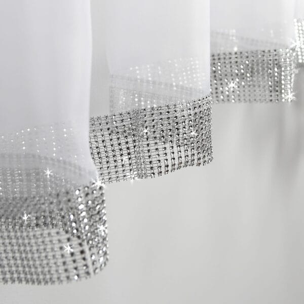 FIRANA GOTOWA Z CYRKONIAMI ŁUK GŁADKA WOAL