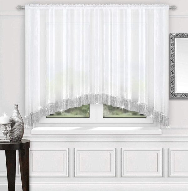 FIRANA GOTOWA Z CYRKONIAMI ŁUK GŁADKA WOAL