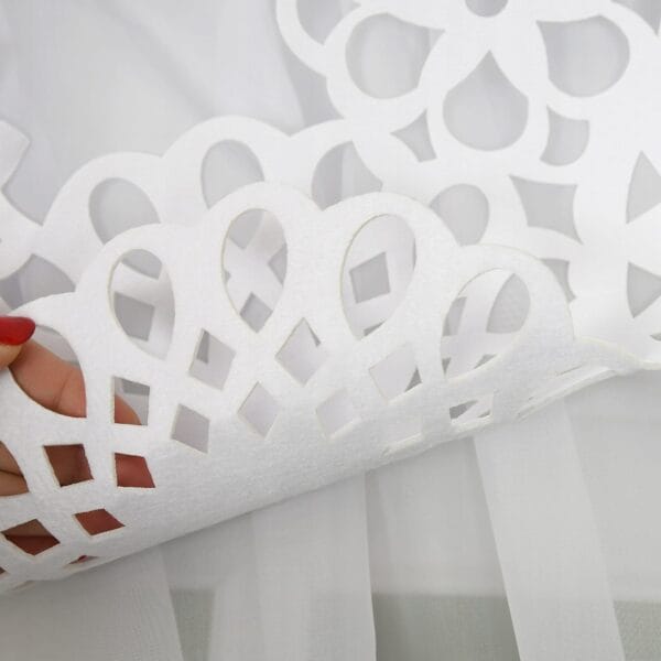 FIRANA GOTOWA Z AŻUREM 400X155 CM