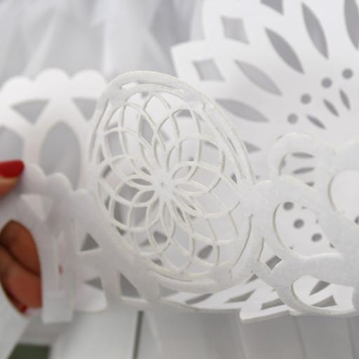 FIRANA GOTOWA Z AŻUREM 400X155 CM