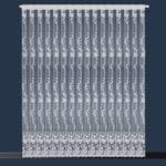 FIRANA GOTOWA Z MARKIZETY ZDOBIONA HAFTEM NA TAŚMIE MARSZCZĄCEJ ARIA