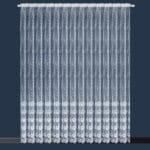 FIRANA GOTOWA Z MARKIZETY ZDOBIONA HAFTEM NA TAŚMIE MARSZCZĄCEJ LENA