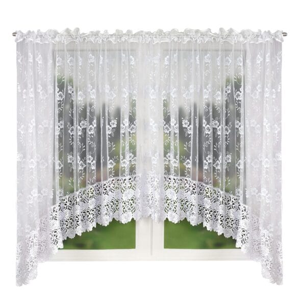 FIRANA W ŁUK Z MARKIZETĄ I GIPIURĄ 400X180 CM