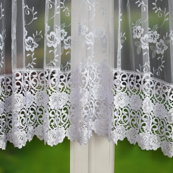 FIRANA W ŁUK Z MARKIZETĄ I GIPIURĄ 400X180 CM