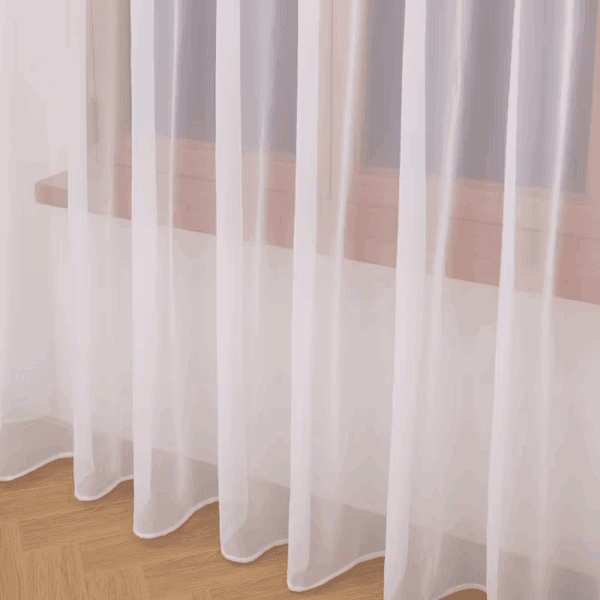 Firana na przelotkach z woalu 145x200 cm FALA