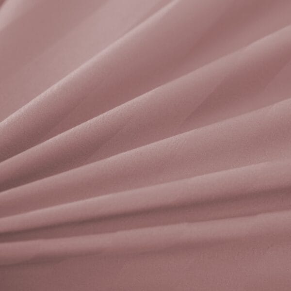 Pościel adamaszek 200×220 cm pudrowy róż zestaw z 2 poszewkami ADAM