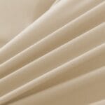 Pościel z falbanką 160×200 cm beżowa zestaw z 2 poszewkami LULA