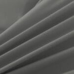 Pościel z falbanką 160×200 cm szara zestaw z 2 poszewkami LULA