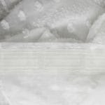 Firana sable z pomponikami 145×250 cm na taśmie KROPKA