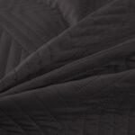 Narzuta na łóżko 200×220 cm grafitowa pikowana dwustronna MILA