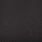 Narzuta na łóżko 200×220 cm grafitowa pikowana dwustronna MILA